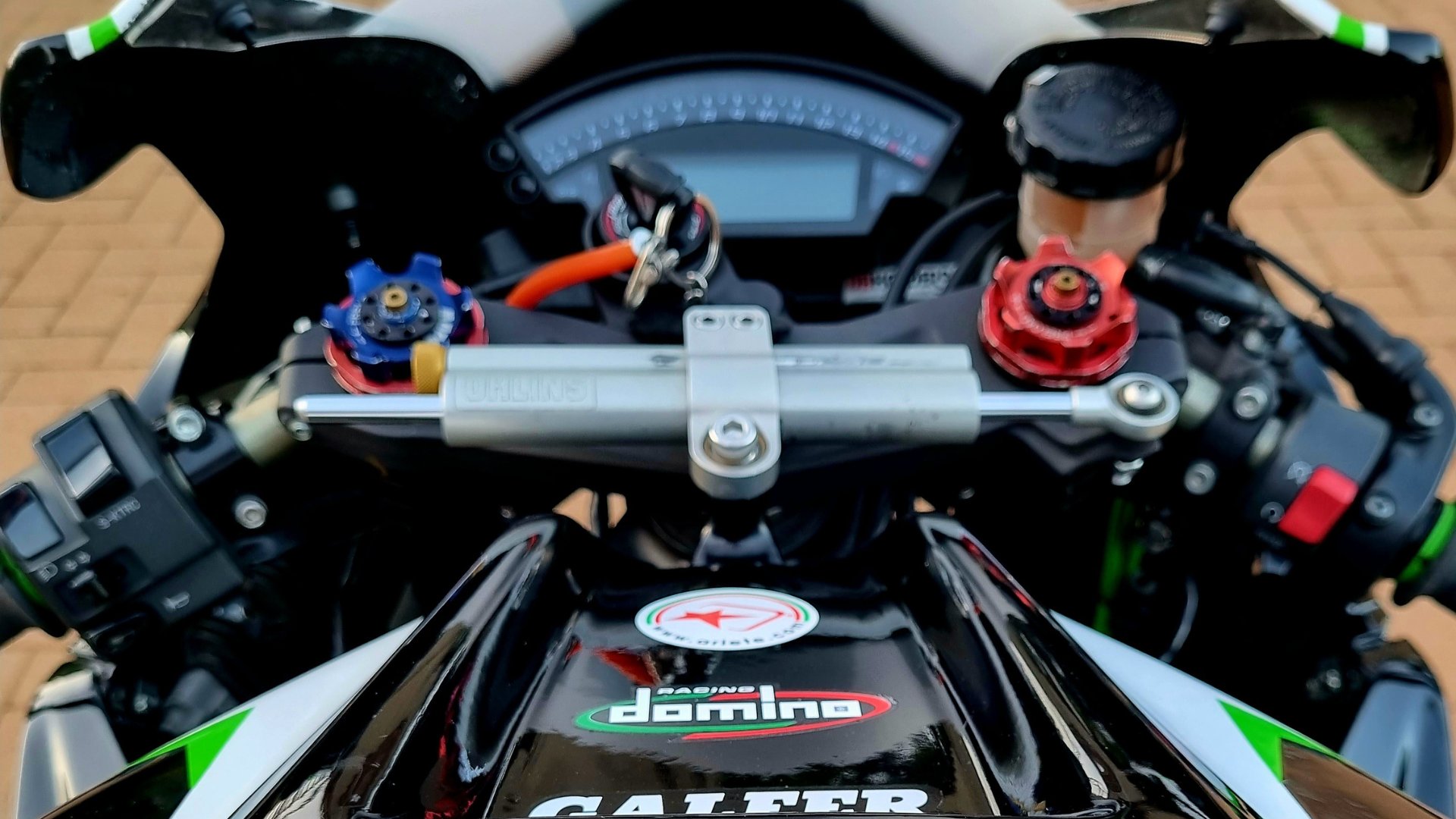 takasan418 LighTech Titanium Thin Rear Axle Nut D024 - Kawasaki ZX10 2011